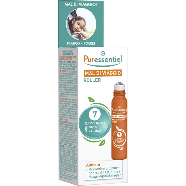 puressentiel roller mal di viaggio 7 oli essenziale 5 ml