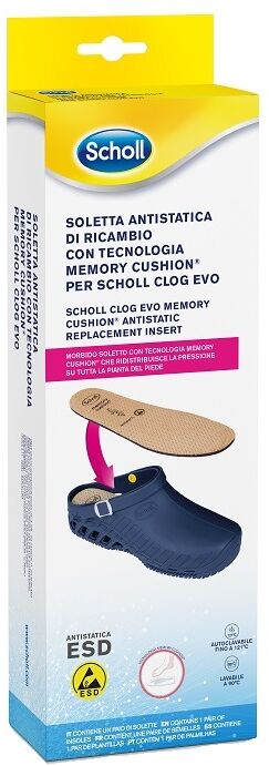 Scholl Clog evo soletta a-static40/41