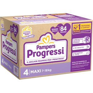 PAMPERS quadri progressi maxi 84 pezzi