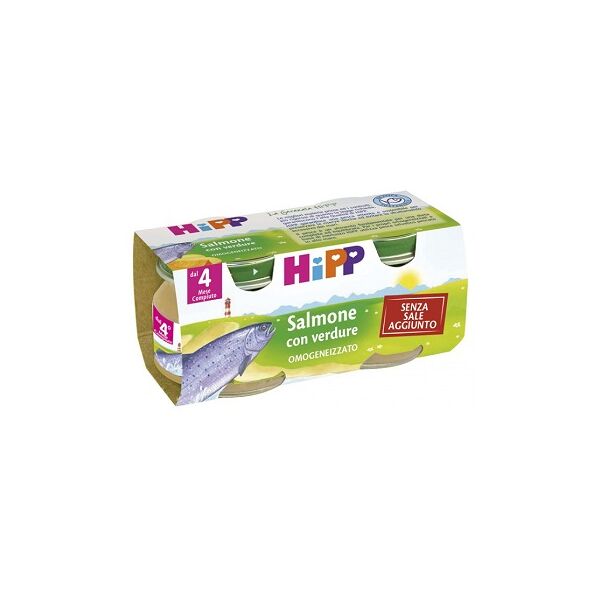 bio + hipp omog salmone/verd2x80