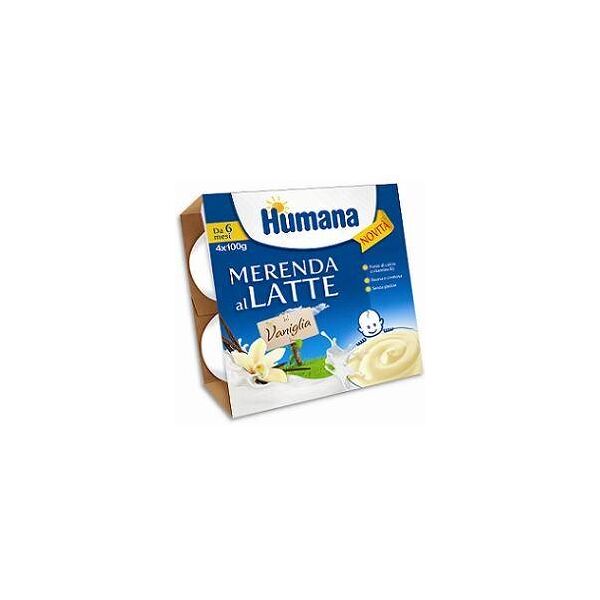 humana merenda vaniglia 4x100g