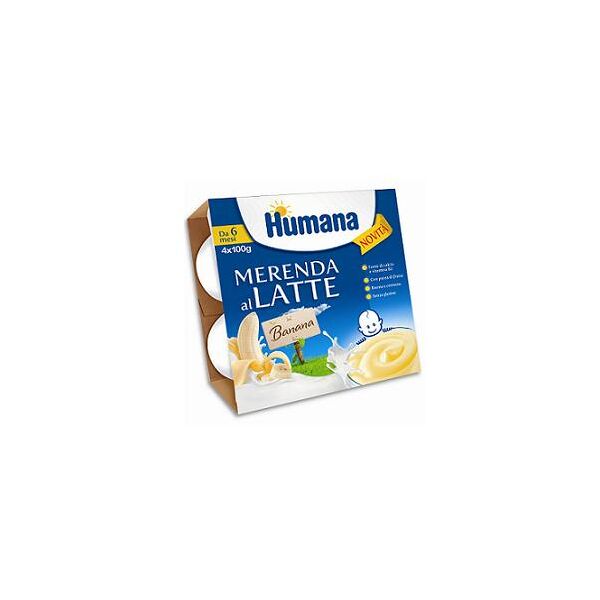 humana merenda banana 4x100g