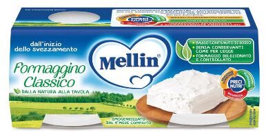 mellin baby formaggino 2x80g