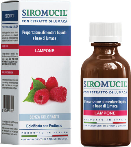 siromucil preparato alimentare con estratto di lumaca al lampone 150 ml