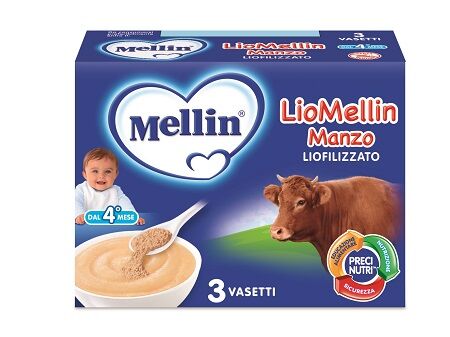 MELLIN LIOMELLIN Liomellin manzo liofilizzato 3x10g