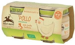 ALCE NERO Omogeneizzato pollo bio 2x80g