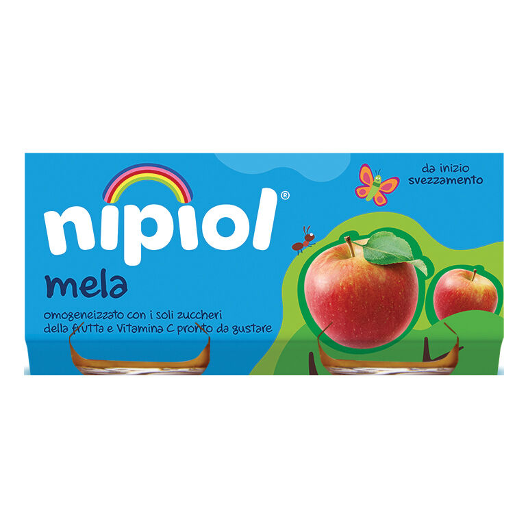 NIPIOL omogeneizzato mela 80 g 2 pezzi