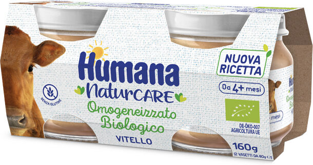 HUMANA omogeneizzato vitello biologico 2 pezzi 80 g