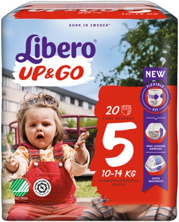 LIBERO UP&GO 5 pannolini 10-14 kg 20 pezzi