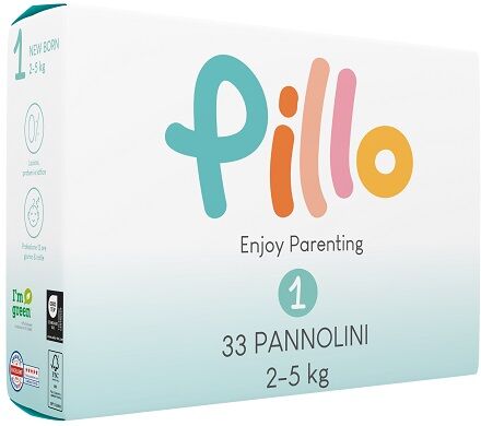 pillo enjoy pannolini newborn 2 5 kg taglia 1 33 pezzi