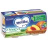 MELLIN omog pesca/mela 2x100g