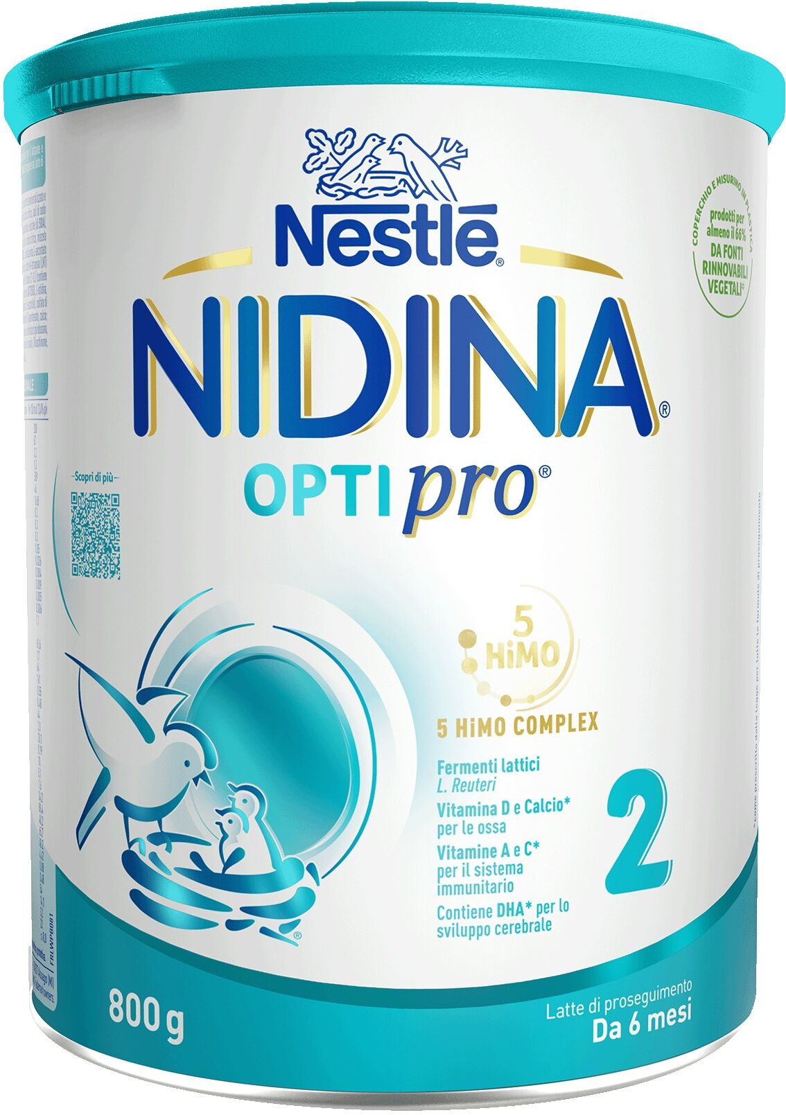 NESTLE INFANT Nidina 2 Optipro Latte Polvere Proseguimento 800 grammi 1 NESTLE INFANT Nidina 2 Optipro Latte Polvere Proseguimento 800 grammi