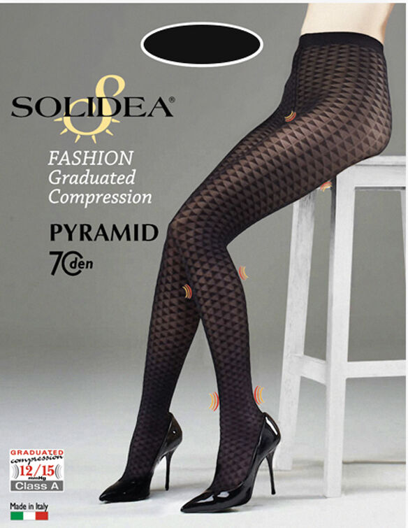 SOLIDEA Pyramid 70 collant fantasia nero 2-m