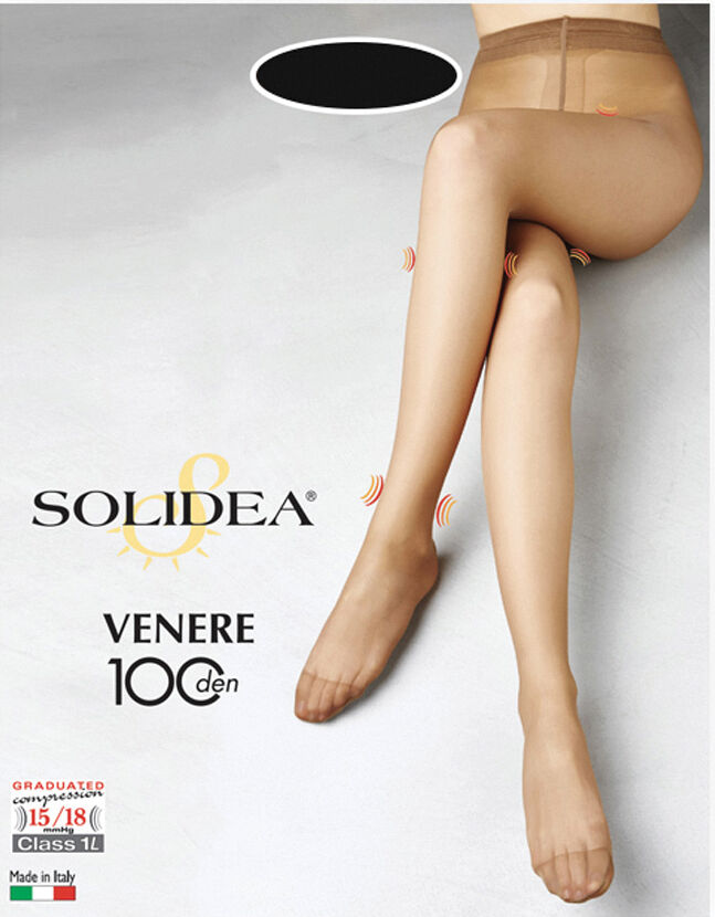 SOLIDEA Venere 100 collant tutto nudo sabbia 4xl