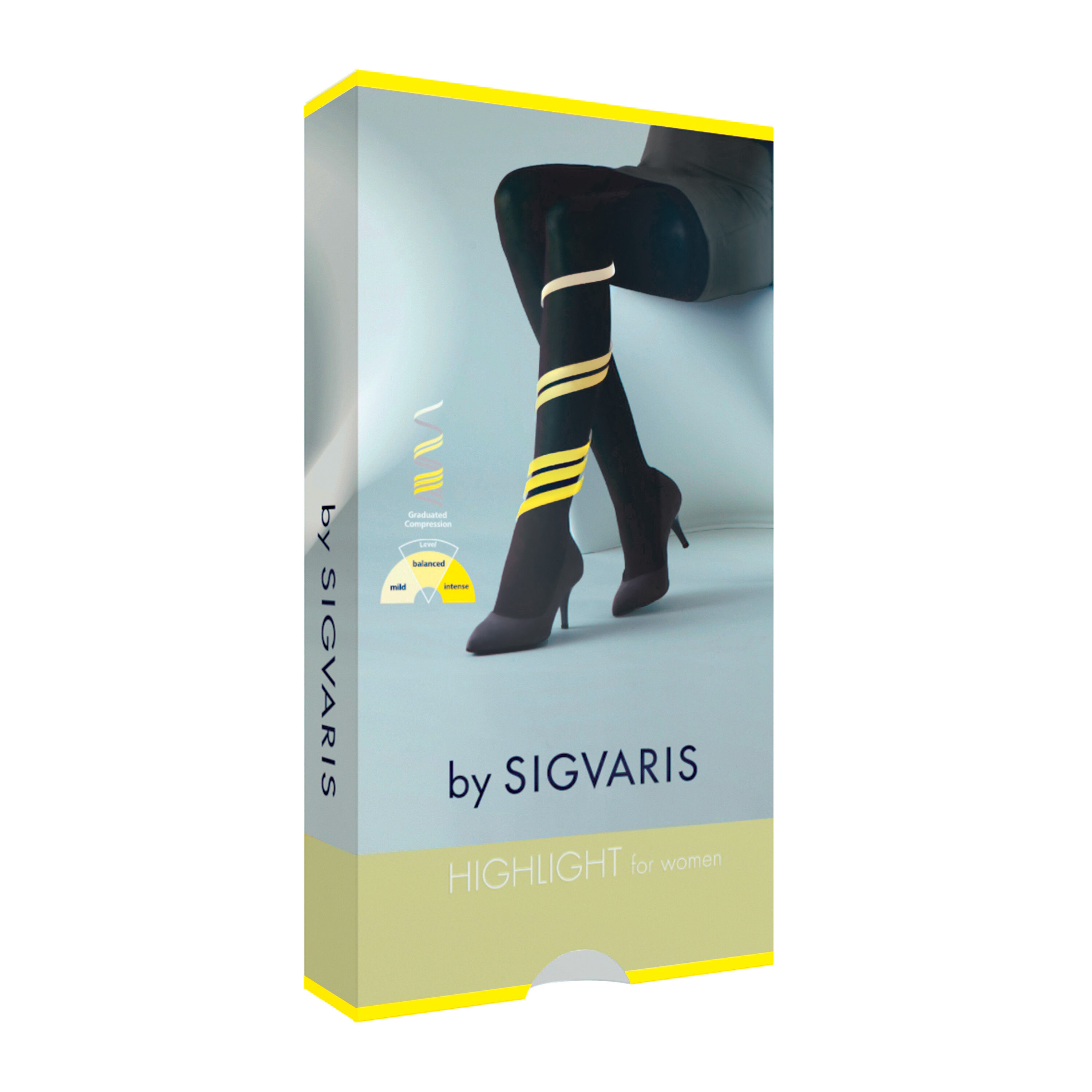 SIGVARIS highlight women gambaletto lungo punta chiusa black l