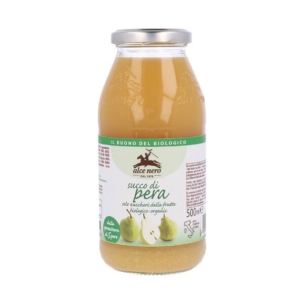 alce nero alce succo 100% pera bio 500ml