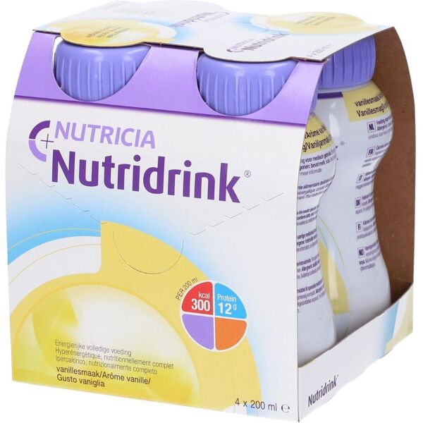 nutridrink integratore nutrizionale gusto vaniglia 4x200 ml