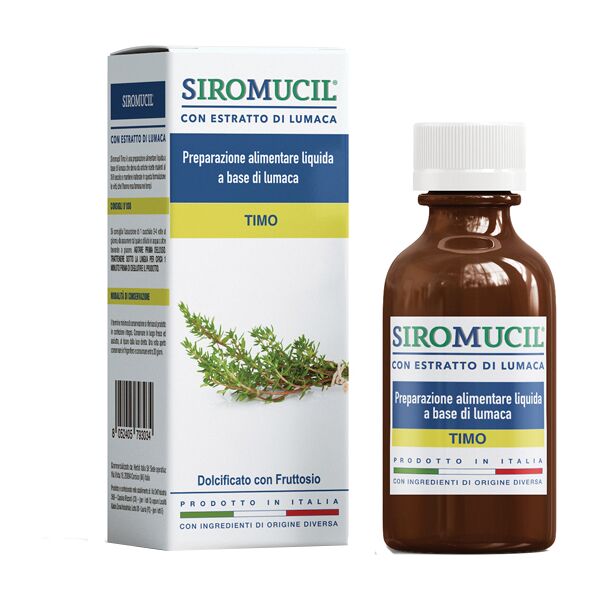 siromucil preparato alimentare con estratto di lumaca al timo 150 ml