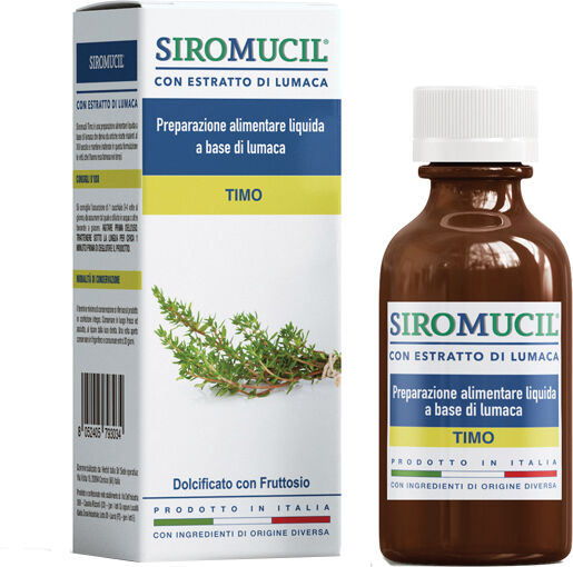 siromucil preparato alimentare con estratto di lumaca al timo 150 ml