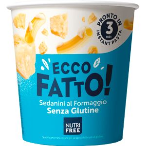 nutrifree ecco fatto sedanini al formaggio 70 g