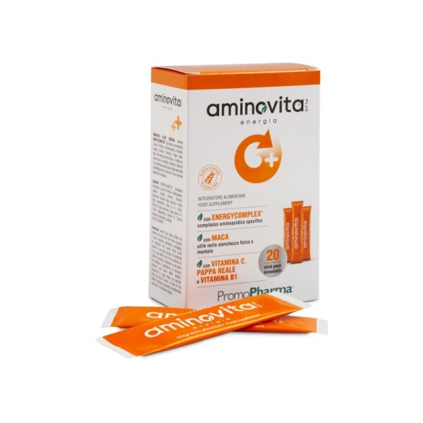 promopharma spa aminovita plus energia 20 stick pack x 2 g