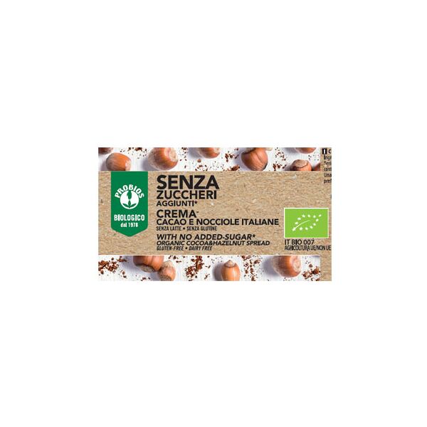 probios crema spalmabile cacao/nocciole senza zuccheri aggiunti 200 g