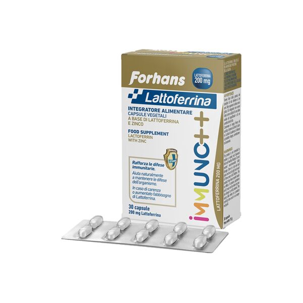 uragme srl forhans lattoferrina immuno++ 200 mg lattoferrina 30 capsule