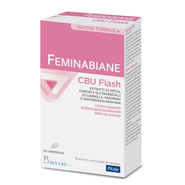 biocure feminabiane cbu flash 20 compresse nuova formula