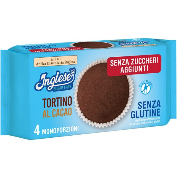 gaia spa inglese tortino cacao senza zuccheri aggiunti 160 g