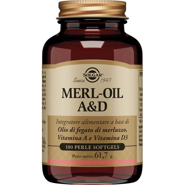 solgar merl oil a&d 100 perle softgel