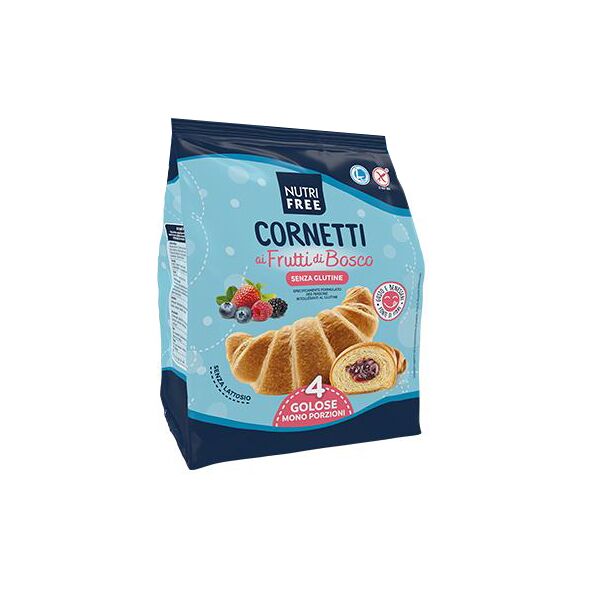 nutrifree cornetti integrali ai frutti di bosco 4 x 60 g