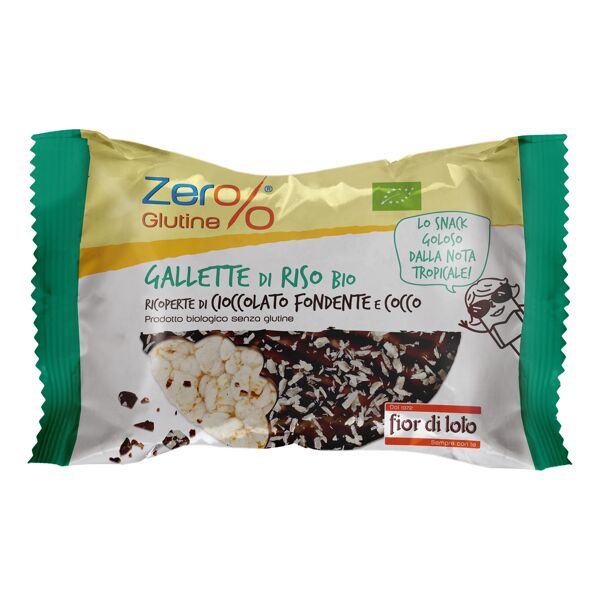 biotobio zer%glutine gallette di riso con cioccolato fondente e cocco