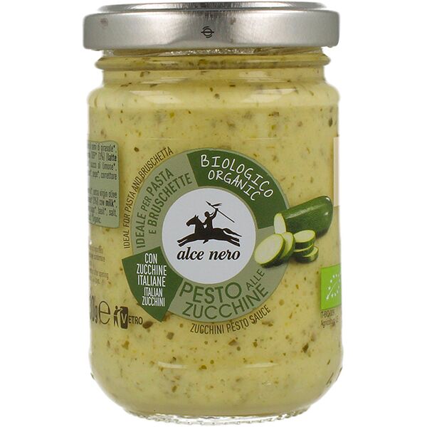 alce nero pesto alle zucchine bio 130 g