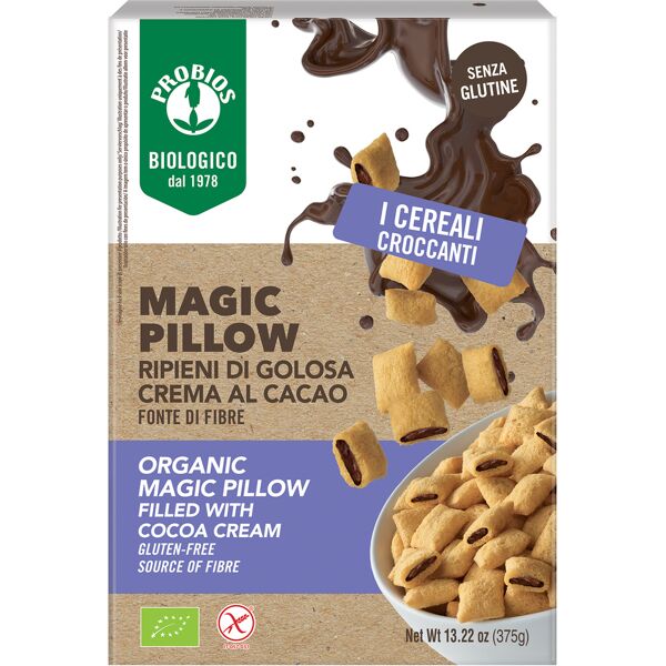 probios easy to go magic pillow ripieni di crema al cacao 375 g