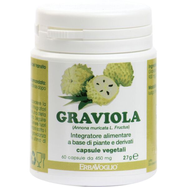 erbavoglio graviola 60 capsule pilloliera 27 g