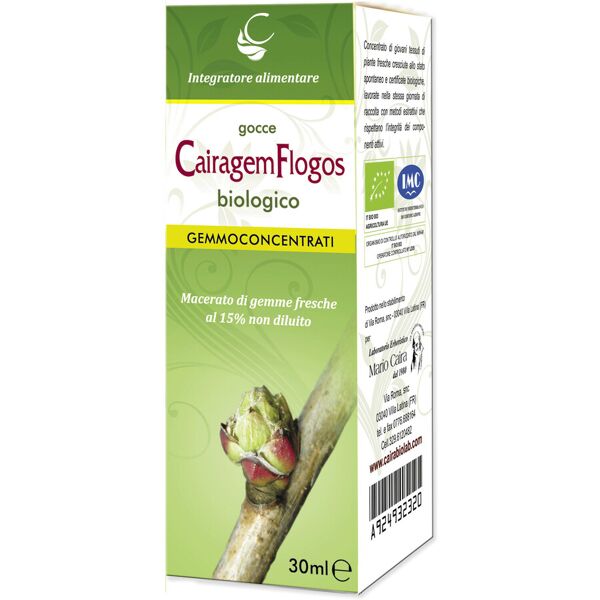 caira mario lab erboristico cairagem flogos gemmoderivato bio gocce 30 ml