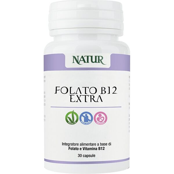 natur folato b12 extra 30 capsule