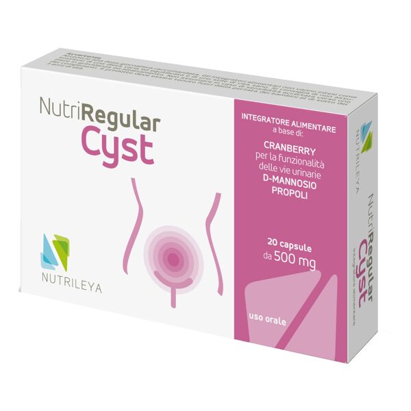 nutrileya nutriregular cyst 20 capsule 500 mg