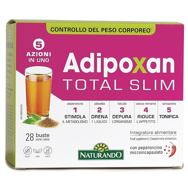 naturando srl adipoxan total slim 28 bustine