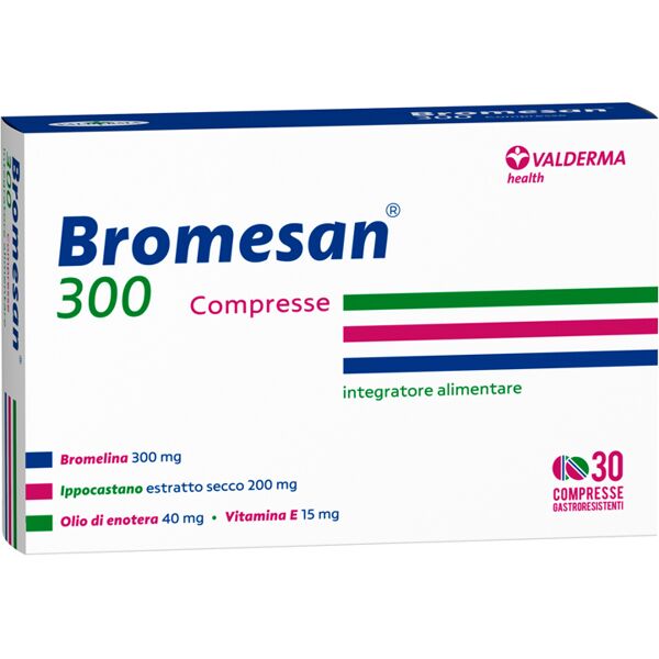 valderma bromesan 300 30 compresse gastroresistenti