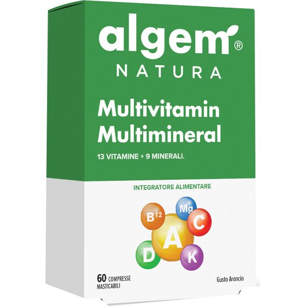 algem natura multivitamin multimineral 60 compresse masticabili