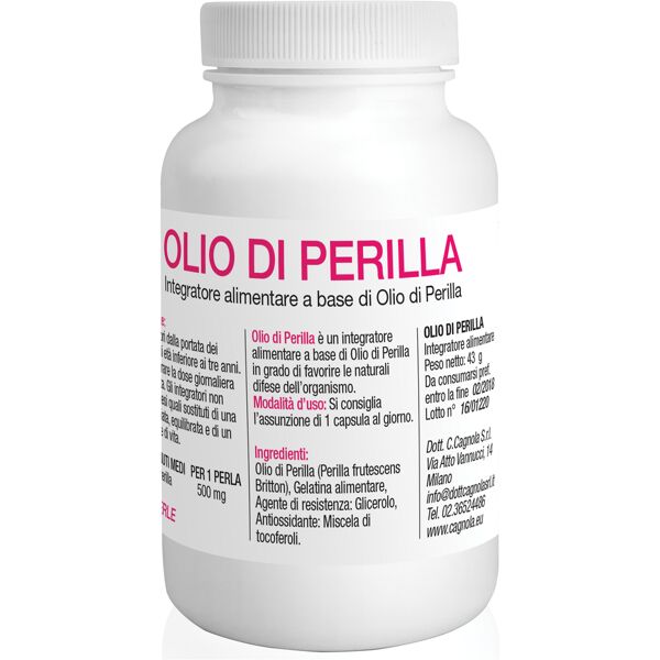 dr.cagnola srl unipersonale olio di perilla 60prl 500mg cagn