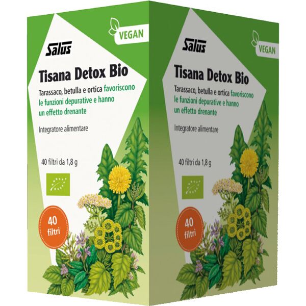 salus haus gmbh & co kg detox bio tisana 40 filtri 72 g