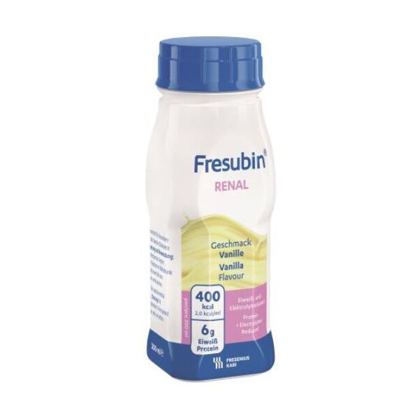 fresenius kabi italia s.r.l. fresubin renal vaniglia 4 flaconi da 200 ml