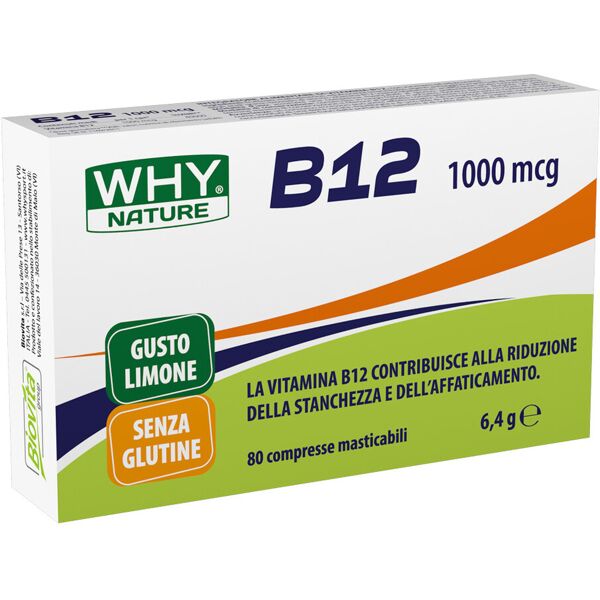 biovita srl whynature b12 1000mcg 80 compresse