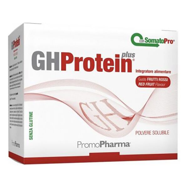 promopharma spa gh protein plus red fruit 20 buste