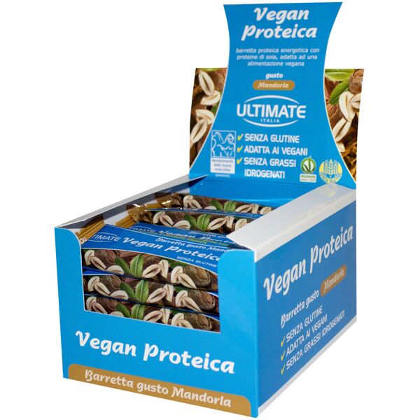 vita al top srl ultimate barretta vegan proteica mandorla 24 x 40 g