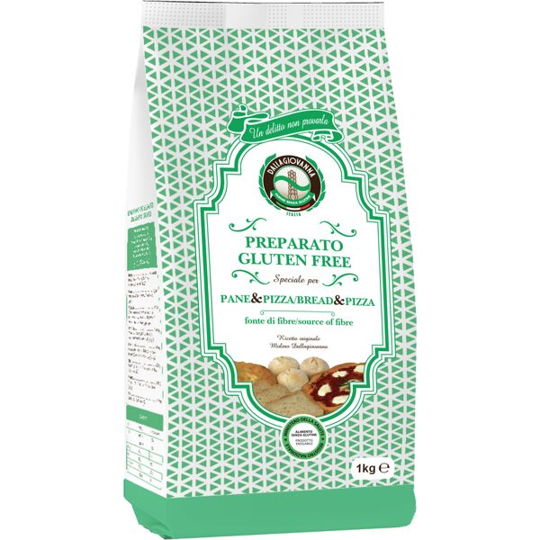 molino dallagiovanna g.r.v.srl preparato gluten free speciale per pane e pizza 1 kg