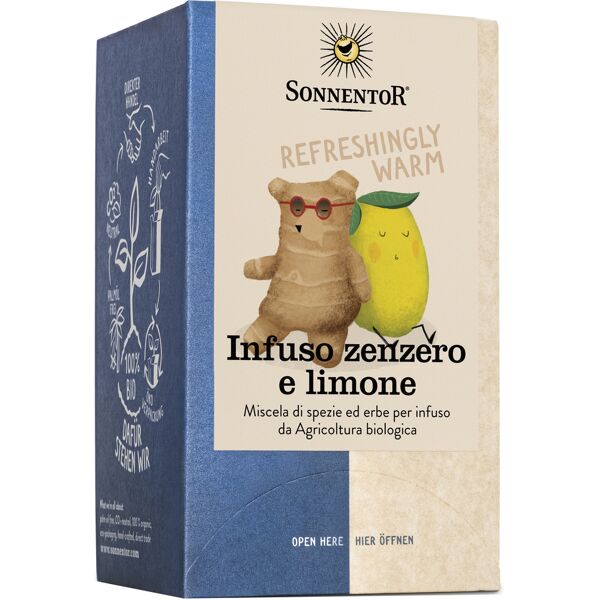 sonnentor infuso zenzero-limone 18 filtri