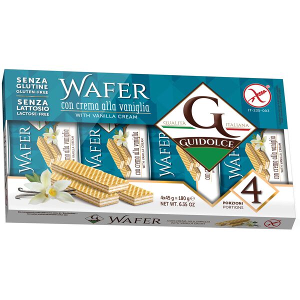 guidolce wafer gusto vaniglia 4x45 g